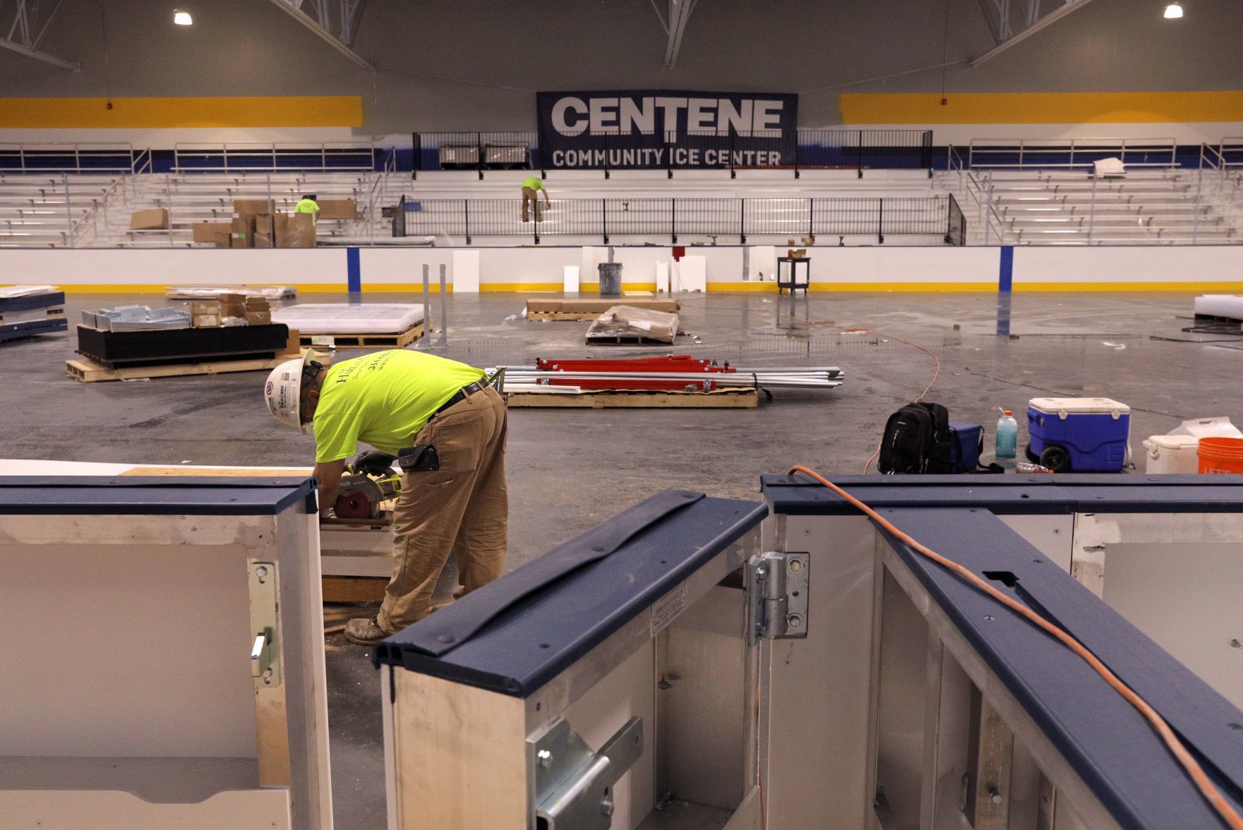 Progress brisk at Centene ice center